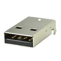 Same Sky (formerly CUI Devices) UP2-AH-1-TH ຕົວເຊື່ອມ USB Type A USB 2.0 type A plug 4 pin Horizontal TH