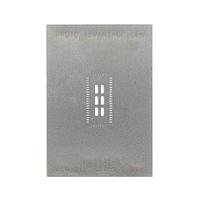 Chip Quik IPC0146-S ປຸ່ມຊອກເກັດ & ອາແດບເຕີ QFN-56 ແບບສແຕນເນລສສຖີນ Stencil