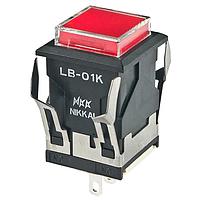 NKK Switches LB01KW01-5C24-JC ປຸ່ມກົດສະແດງຜົນ LED ສະແດງແສງ