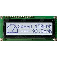 Matrix Orbital LK162-12-GW-V-E LCD Character Display Modules 16x2 ປຸ່ມ, BlTxt, CB BG Wide Volt, Ext Temp