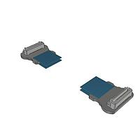 Samtec HLCD-20-03.50-TL-TL-1 ເຄັບເຊີຮີມາຟໂຣດິຕິກ ຄວາມໄວສູງ Hermaphroditic Cable