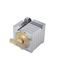 INSIZE 6539-100 ສີ່ຫຼ່ຽມແມ່ເຫຼັກທີ່ມີ V Groove (100x100x100 mm, 5-35 mm)