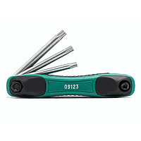 SATA 09123 SATA 8PC. ຊຸດ TORX® ພັບຂຶ້ນ (T9-T40)