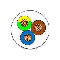 Molex 1552400093 ສາຍສະເພາະຫຼາຍສາຍ CABLE 3x0.75 PLTC GY UNSH G/Y D7 -L