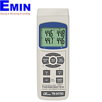 LUTRON TM-947SD ເຄື່ອງວັດແທກອຸນຫະພູມ 4 ຊ່ອງ (K / J / R / S / E / T, Pt 100)