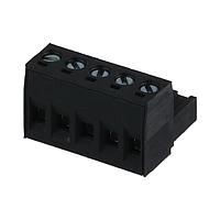Molex 39520-0005 ປລັກ 5.0MM EURO PLUG RA BLK 5CKT