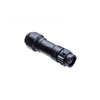 Amphenol LTW BB-03BMFA-QL8MPP Standard Circular Connector X-Lok, Standard Size, Plastic, 10A, 03 pins, Male Connector, Female Contact, Straight, Push Lock, Crimp, Field Installable, F6.0 - F8.0mm, IP68