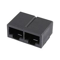 Molex 44150-0017 ກຸ່ມປຸ່ມ Modjack RA Flgls Cat 5 PTH 2Port Unshiel