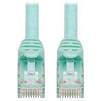 Tripp Lite N261-003-AQ ສາຍສະເຕັກ Cat 6a CAT6A SNAGLESS 10G PATCH