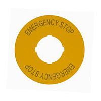 Eaton M22-XBK5 ປ້າຍຊື່ Legend Plate 60MM ROUND E-STOP LEGEND PLATE