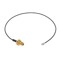 Molex 73230-6200 ການປະກອບສາຍ RF SMA Bulkhead IP68 Jack-to-I-PEX MHF I LK Plug, ສະຕິກເສັ້ນສາຍ 1.32mm, ຄວາມຍາວສາຍ 307.00mm, 50 Ohms