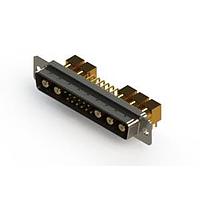 EDAC 629-17W5240-7N1 ຕູ້ຕິດຕໍ່ D-Sub ປະສົມມຸມຂວາ ຕູ້ຕິດຕໍ່ພະລັງງານ Combo D-Sub