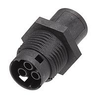 AMP Connectors - TE Connectivity 1-293606-1 ກອງປະກອບ Socket 3P M-Line Skt HSG Panel Mount Unsealed