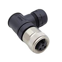 Bulgin PXPTPU78RAF03ASTM22 ຕົວເຊື່ອມຕໍ່ 3 ຂາວ 7/8" ຮ່າງຍືນ ຜູ້ຍິງ