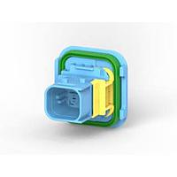 AMP Connectors - TE Connectivity 4-1703820-1 ກອງປົກຄຸມ 6POS, TAB 1.6X0.6, TAB HSG, ASSY