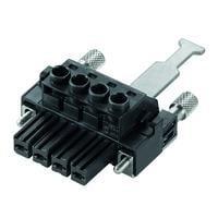 Weidmuller 1933350000 ຮອດເດີແລະຮ້ອງສາຍສົດ BVZ 7.62HP/04/180RSH180 SN BK BX