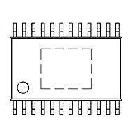 Lumissil IS31FL3726A-ZLS4-TR ຄວບຄຸມໄຟ LED 16CHs LED driver ມີອິນເຕີເຟສ Serial 30MHz, eTSSOP24 (7.8mmx6.4mm), T&R