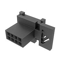 Amphenol FCI 10160855-08GLF ປລັກ MinitekPwr 3.0 ບັນດາຄູ່ 8 ຕໍ່ ສີດຳ