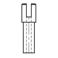 Mill-Max 2106-3-01-44-00-00-07-0 Slotted 300u AG OVER CU