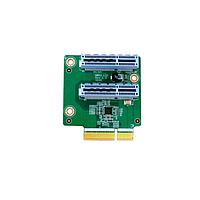 IEI Technology NWR2-L2S-N-R10 ອຸປະກອນເສີມ Modules PCIe x4 ເປັນບັດຍົກລະດັບ PCIe x2 ສອງບັດ ສໍາລັບ NANO ຢູ່ດ້ານຊ້າຍ