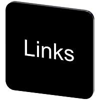 SIEMENS 3SU19000AF160AJ0 ປ້າຍປ້າຍປະກັດ, ປ້າຍປະກັດ INSCR. LABEL, ສີດຳ 22 X 22MM, LINKS