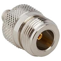 Amphenol RF 242115 ຕົວແປ RF - ລະຫວ່າງຊຸດ SMA JACK ເຖິງ N JACK ADAPTER