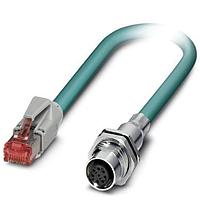 PHOENIX CONTACT 1403267 ເຄື່ອງສາຍ Ethernet / ເຄື່ອງສາຍເຄືອກຂ່າຍ VS-M12FSBP IP20-94B-LI/0,3