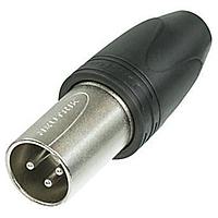 NEUTRIK NC3MXX-HD-D ຕົວເຊື່ອມ 3P M CBL END XX HD NCKL/GOLD W/RUBBER