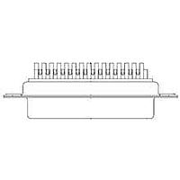 Molex / FCT 173110-0236 ຕໍ່ຕໍ່ D-Sub ຄວາມໜາແບບສູງ FCT HD DSUB SDR RCPT 44 PN IP67