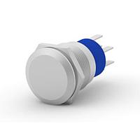 Alcoswitch - TE Connectivity 1-2317404-7 ປຸ່ມກົດສະຫນອງ AV19 DPM 3A ວົງແຫຼມຄົງທີ່ R&Y 12V