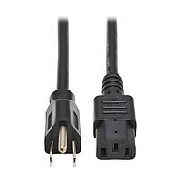 Tripp Lite P006-002-13A ສາຍພະລັງ AC 16AWG SJT 13A 125V 5-15P ໄປ C13 1'