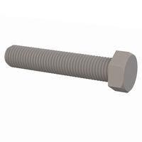 Essentra Components 0387509450FT ສະກຣູບັດຫົວປີນບໍ່ມີລູກມື Hex Bolt, 7/8-9 Thread, 4 1/2 Lg