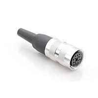 Amphenol Tuchel T 3636 001 ຂໍ້ຕໍ່ 12 ຂາ ຍິງ; ຕິດຕັ້ງສາຍສະເໜີ