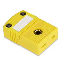 OMEGA SMPW-K-F ຕູ້ຕໍ່ສະຕິກເທີໂມຄູເປິ້ນຂະໜາດນ້ອຍ (K, ANSI, Miniature Female Thermocouple Connector)