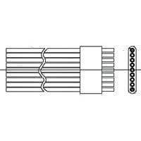 Raychem - TE Connectivity 8-1589449-3 ຮອງສະໜອງສາຍແລະຮອງສາຍ USS004SC2DMC40 STRIP CON
