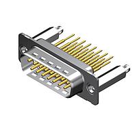 Molex / FCT 173109-0283 ຕໍ່ຕົວ D-Sub - ຄວາມໜາແຮງມາດຕະຖານ FCT DSUB STR PC PLG 9 PN W/SNAPIN