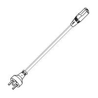 Volex 2108H 10 C3 ສາຍພະລັງ AC H05VVF3G 2.5M DANISH BLACK