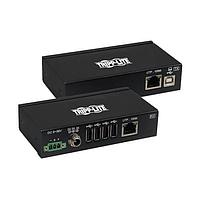 Tripp Lite B203-104-IND-ER USB 2.0 ເປັນ Ethernet 4-PT IND USB2.0 EXTNDR, 330 FT