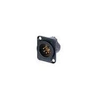 NEUTRIK NC5MD-LX-B ຕົວເຊື່ອມຕໍ່ Recpt DLX 5 ຂາ M ບົດເຊີ້ມດຳ/ທອງ