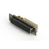 EDAC 630-43W2640-3T2 ຕູ້ຕິດຕໍ່ D-Sub ປະສົມມຸມຂວາ ຕູ້ຕິດຕໍ່ພະລັງງານ Combo D-Sub