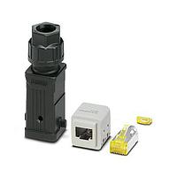 PHOENIX CONTACT 1249554 ຕູ້ຕໍ່ແບບມົດູນ / ຕູ້ຕໍ່ Ethernet HC-STA-RJ45CT-HT-M20-PLRBK