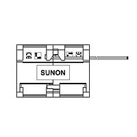 Sunon VG40561BX-000U-A9H ພັງລົມ Axial Axial, 40x40x56mm, 12VDC, 25CFM, 6.19"H2O, Ball, ເລີ່ມຕົ້ນອັດຕະໂນມັດ, ການສັ້ນນ້ອຍ