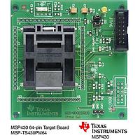 Texas Instruments MSP-TS430PM64 ບອດເປົ້າໝາຍ 64Pin Socket Target Brd