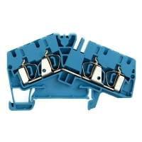 Weidmuller 1806990000 ບລັອກຕິມເນີລະບົບລົງລະບົບ DIN Rail ZDU 4-2/4AN BL