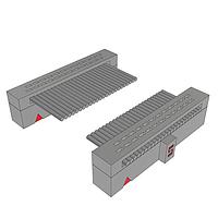 Samtec FFSD-12-D-14.00-01-N ປຸ່ມຕິດສອບ IDC ສາຍສະເພາະ .050" Low Profile Tiger Eye  ການປະກອບສາຍສະເພາະ IDC Ribbon Cable Assembly