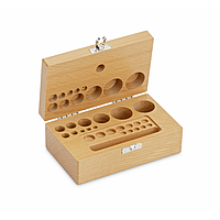 KERN 353-440-200 ກະຕ່າກ້ອງໄມ້ສໍາລັບຊຸດນ້ຳໜັກ (ຮູບຊີເລນແດງ/ກະທົບ, 1 mg - 200 g)