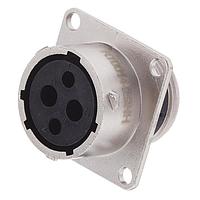 Amphenol SINE Systems RT00142SNH ຕົວເຊື່ອມ 12AWG ແລະ 16AWG ປະກອບປະສົມ 4 ຂາ ຜູ້ຍິງ