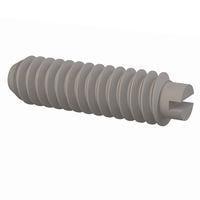 Essentra Components 010440S037 ສະຕ໌ ສະຄຣູ ສະຕ໌ ສະຄຣູ, ຫົວສະລອດ, ກະດູກ #4-40, ຍາວ 3/8