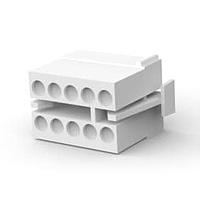 AMP Connectors - TE Connectivity 1-480285-0 ກອງປະກອບປະຕູສະເພາະ 10 POS SKT HOUSING