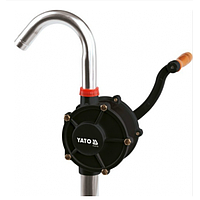 YATO YT-07115 ປ້ຳນ້ຳມັນດ້ວຍມືຄຸນນະພາບສູງ (21l/min, 70rpm)